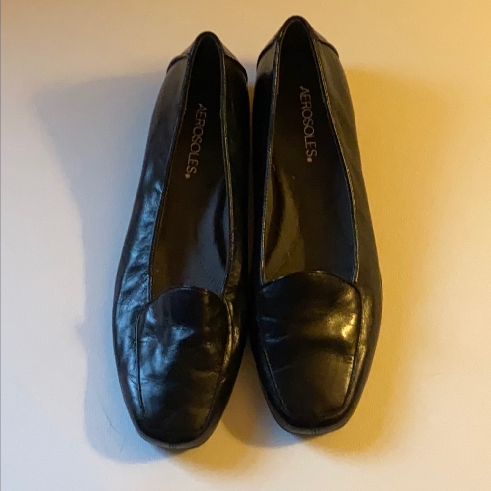 NEW Aerosoles Women’s 9M Survival black loafers